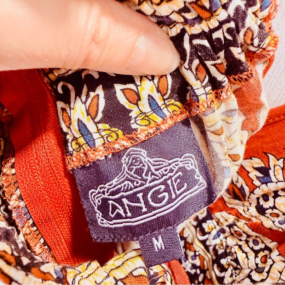 EUC Angie Multicolor Paisley Dress - Picture 8 of 9